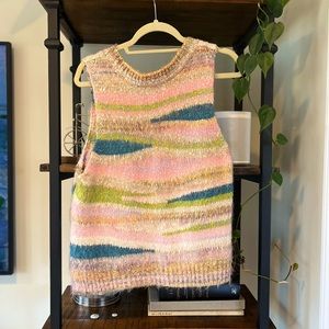 Pilcro by Anthropologie multicolor sweater vest
